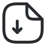 Document Download SVG Icon
